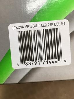Lithonia Lighting Ostrich Egg 44.5 in. 3-Light Black LED , $148.35 Est. Retail Value
