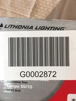 Lithonia Lighting Recessed Lighting 4 in. GU10 White Glass Recessed, $28.72 Est. Retail Value