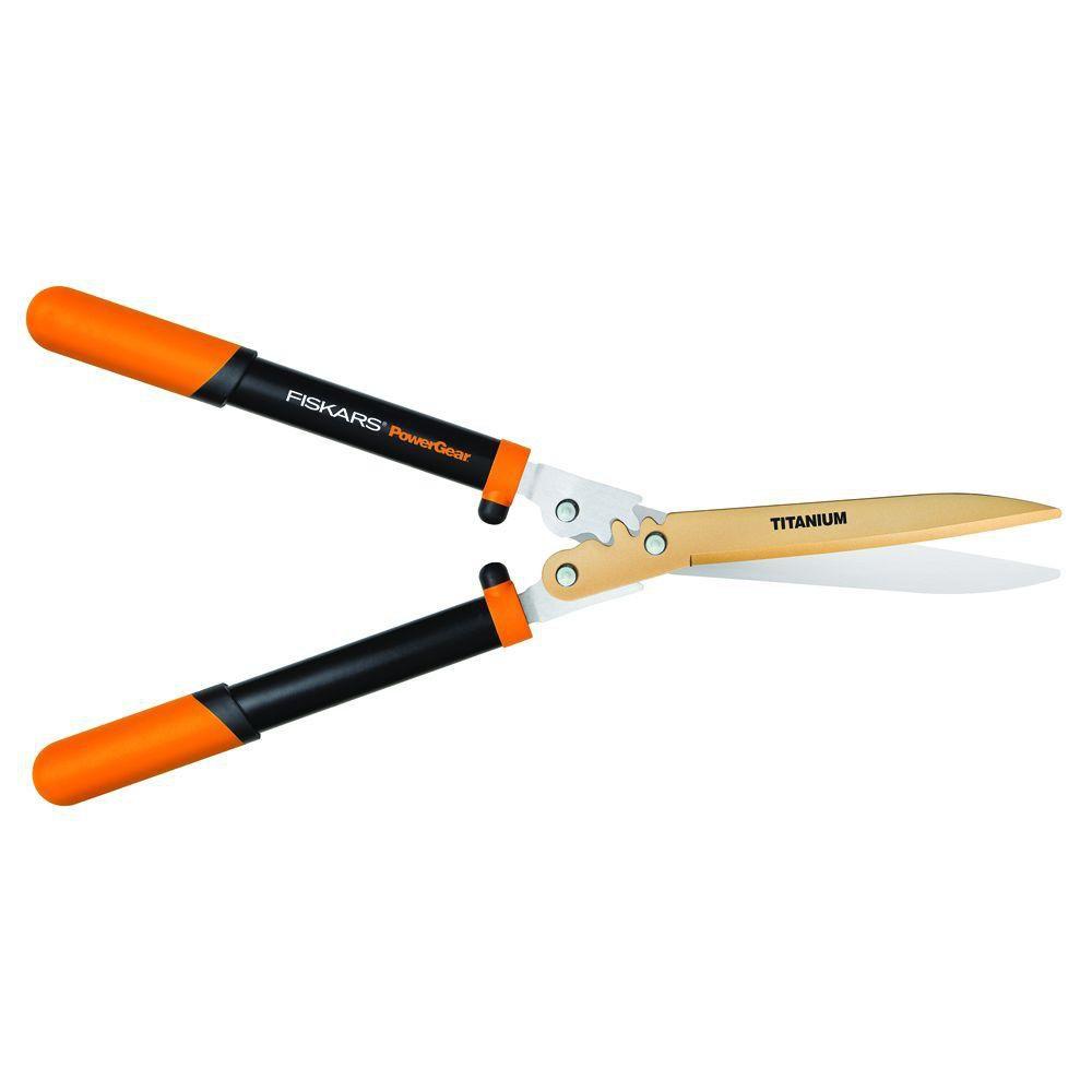 Fiskars PowerGear Titanium 23.25 in. Hedge Shears, $34.47 Est. Retail Value