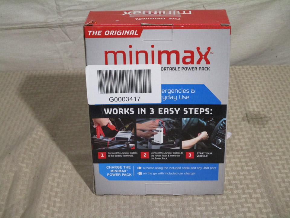As Seen On TV Minimax Portable Power Pack, $91.99 Est. Retail Value