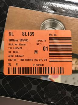 Kwikset Baldwin Prestige 380RDB 15 SM Satin Nickel Single Cylinder Round Deadbolt. $71 MSRP