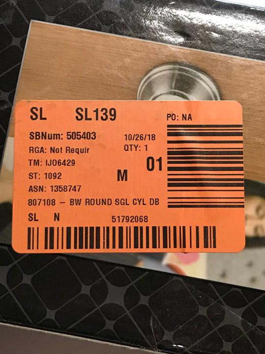 Kwikset Baldwin Prestige 380RDB 15 SM Satin Nickel Single Cylinder Round Deadbolt. $71 MSRP