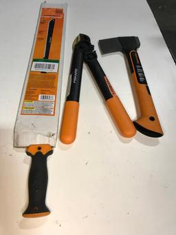 Fiskars  22" Machete; Fiskars X7 Hatchet 14 Inch, 378501-1002; and more. $78 MSRP