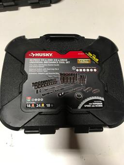 Husky 3/8 in. Drive 100-Position Universal SAE and Metric Mechanics Tool Set (60-Piece). $103 MSRP