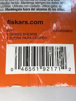 Fiskars 9223 Forged Grass Shears ; Fiskars 5 in. Steel Loop-Handled Grass Shears. $61 MSRP