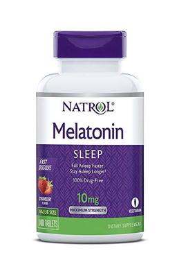 Natrol Melatonin Fast Dissolve Tablets,$9 MSRP