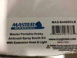 Master Portable Hobby Airbrush Spray Booth Kit $119.96 MSRP