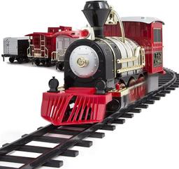 FAO Schwarz Classic Motorized Train Set, 34-Piece Complete Toy Set with Engine, Cargo $146.41 MSRP
