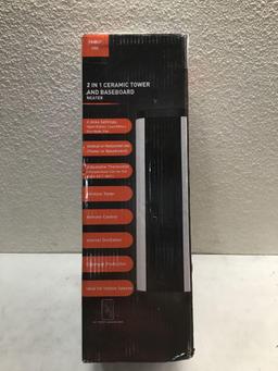 Space Heater, 1500W Internal Oscillating Instant Heating Electric Heater - $58.89 MSRP