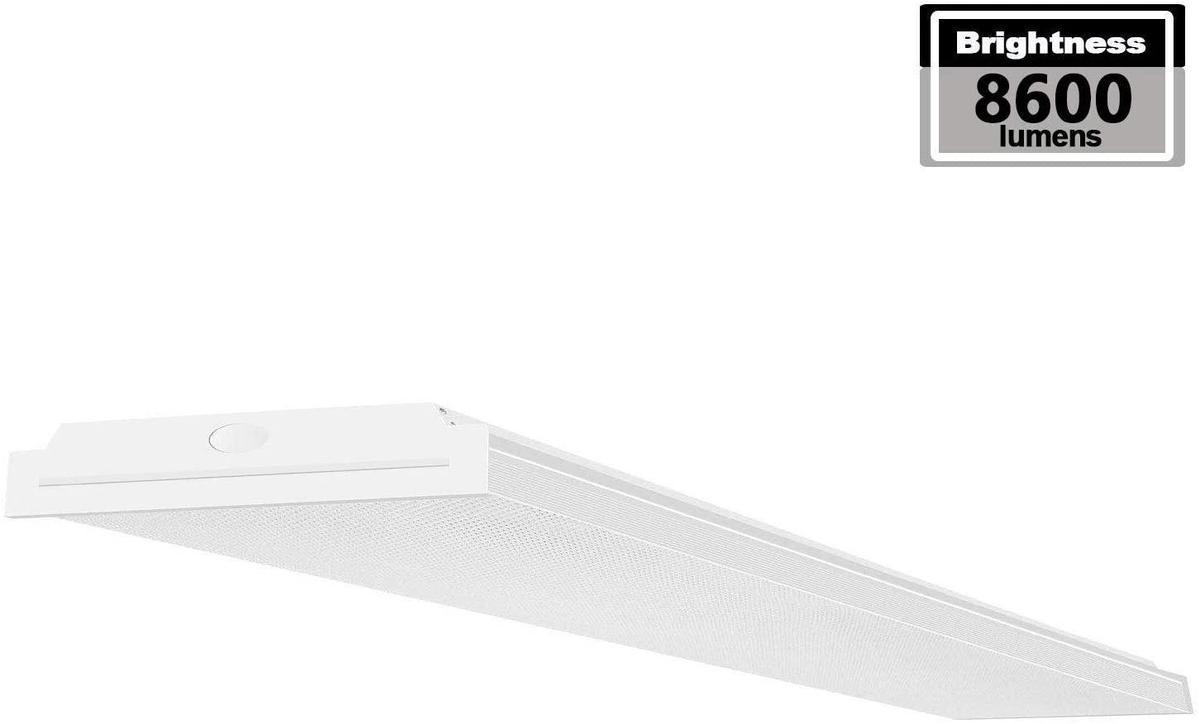 AntLux 72W LED Wraparound Light 4FT LED Office Lights Ceiling 400K