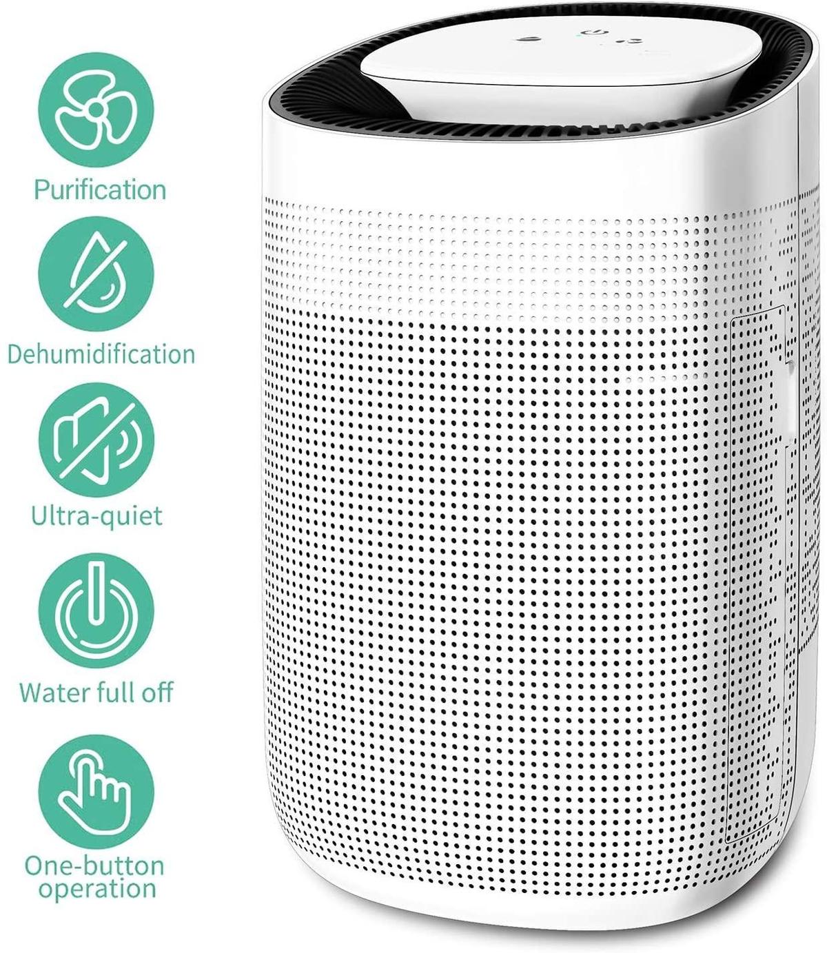 Honati Home Dehumidifier, 1000 ML Ultra Quiet Small Portable Dehumidifiers for Basements $79.99 MSRP