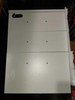 Mobile File Cabinet 3 Drawer Wood Filing Cabinet on Brake Wheels Under Desk Office File Cabinets
