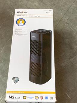 Whirlpool Whispure WPT80B, True HEPA Purifier, Activated Carbon Advanced Anti-Bacteria, Ideal for Al