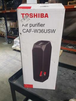 Toshiba Feature Smart WiFi Purifier, True HEPA Air Cleaner, Black (CAF-W36USW) - $65.77 MSRP