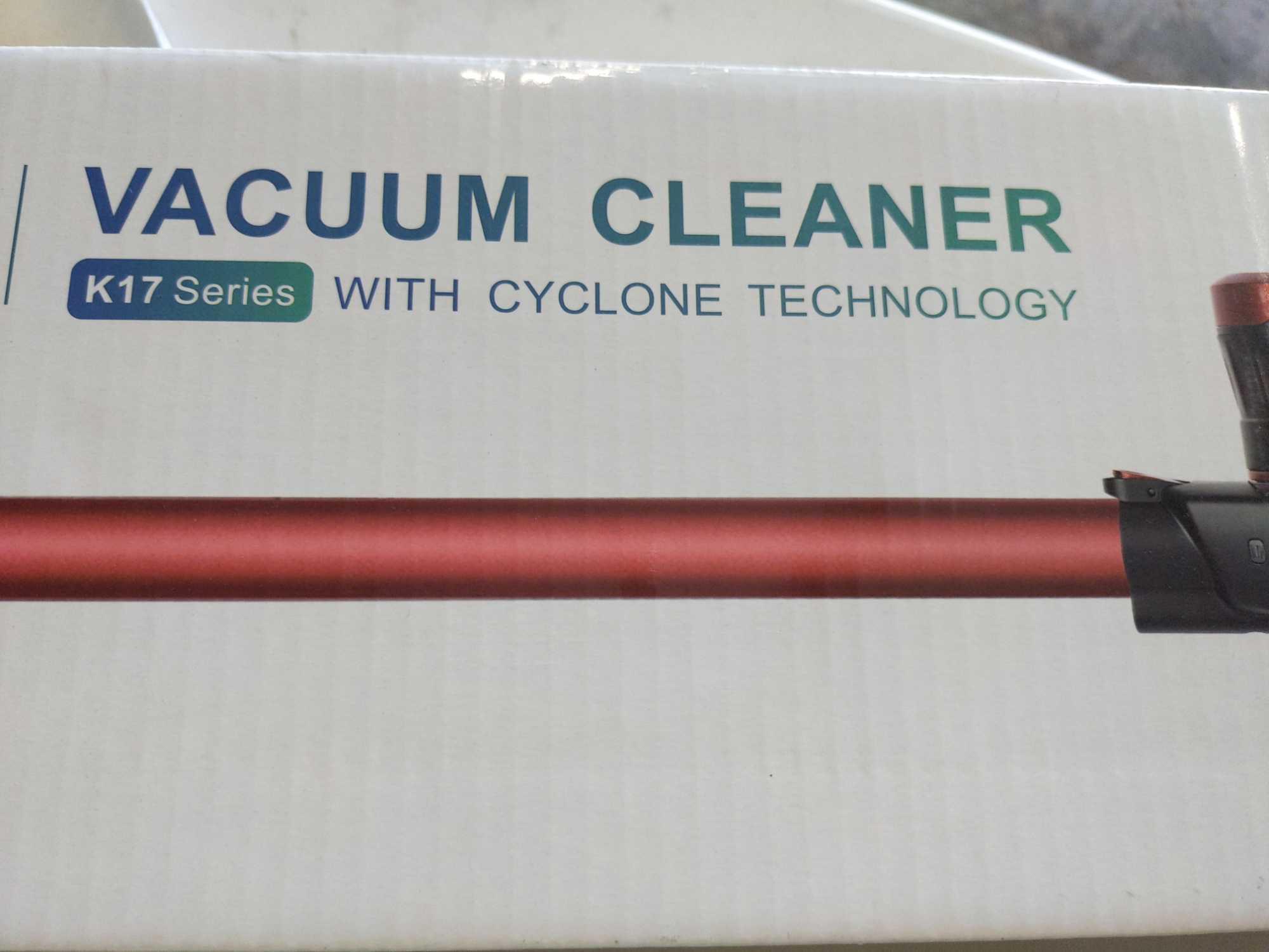 MOOSOO K17 Cordless Stick Vacuum Cleaner - Red