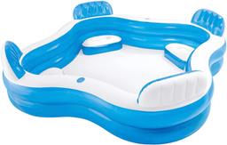 Intex 12-56475NP Swim Center Family Lounge Inflatable Pool, 90" X 90" X 26", Clear - $98.25 MSRP