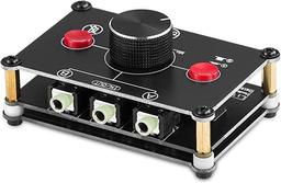 Nobsound Little Bear MC102 Mini 2(1)-IN-1(2)-Out 3.5 mm Stereo Audio Switcher Passive Selec $25 MSRP