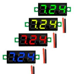 YIXISI Pack of 4 0.28 Inch Mini Digital Voltmeter