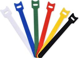 M2xcec Velcro Cable Ties Set, 100 Pcs, 6 Colors