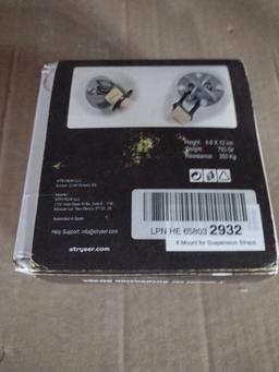 STRYSER Wall Ceiling Mount in X (Silver 4 Holes)