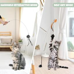 Pack of 5 Cat Bells Magic Wand Cat Toy