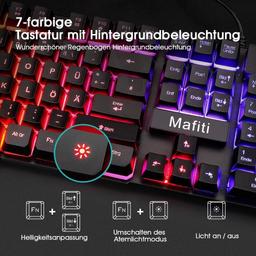 Mafiti Gaming Keyboard and Mouse Set