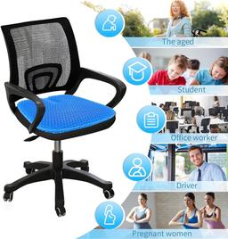 SUEH DESIGN Gel Seat Cushion, Honeycomb Design