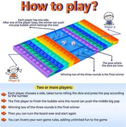 XXL POP GAME ZAPPEL THOUTES, Rainbow Chess Board