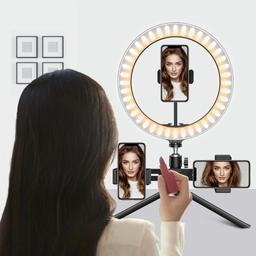 HAPAW 10.2 Inch Selfie Ring Light Tripod