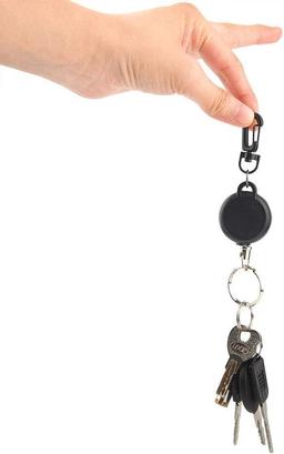 TUPARKA 4Pcs Retractable Key Chain Heavy Duty