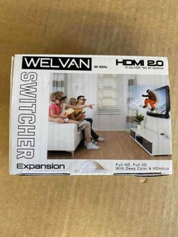 WELVAN 2x1 4K HDMI Switch HDMI 2.0 Switcher