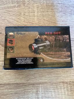 1x40RD The Red Dot Sight...Red Rifle Sight Scope, $59.99 MSRP (BRAND NEW)