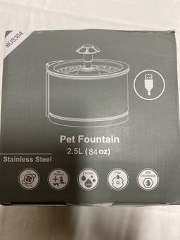 Petwant Five Layer Filter Smart Remind Super Silence Automatic Pet Water Fountain,$66.67 (BRAND NEW)