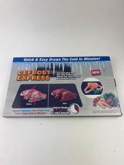 Rapid Defrosting Tray, Thick Grooves Non Drip...Thawing Tray for Defrosting Meat, $32.99 (BRAND NEW)