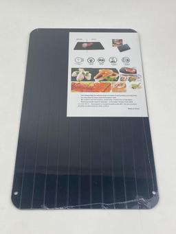 Rapid Defrosting Tray, Thick Grooves Non Drip...Thawing Tray for Defrosting Meat, $32.99 (BRAND NEW)