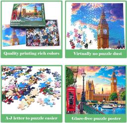 Bowtus Puzzle -1000 Pcs Malpuzzle for Children