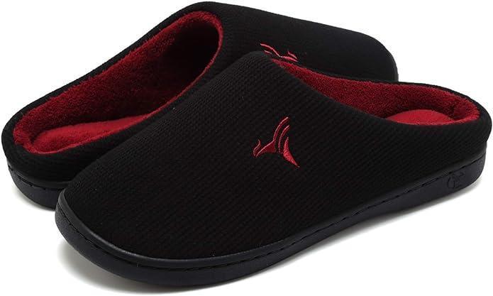 Vifuur Men's Slippers, High-Density Memory Foam