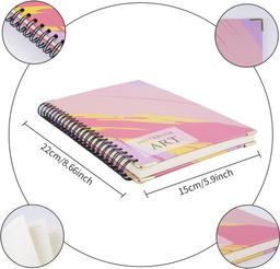 ASYOUWISH A5 Spiral Bound Lined Notebook Premium