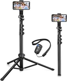 JOILCAN 142 cm Mobile Phone Tripod for Smartphone