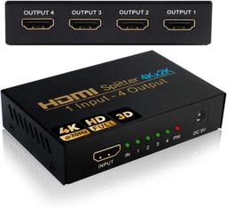 NIERBO HDMI Splitter 1 in 4 Out HDMI Verteiler