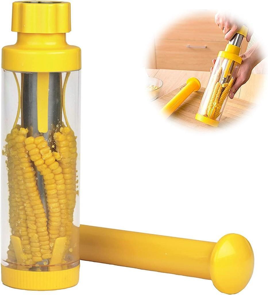Maiskoben tailor, stainless steel Schaler Corn peeler for removing maize (yellow)