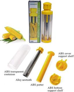 Maiskoben tailor, stainless steel Schaler Corn peeler for removing maize (yellow)