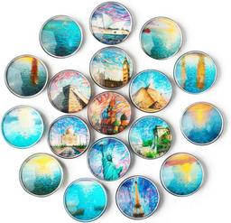Vimate Fridge Magnets, 18 Pieces Decorative