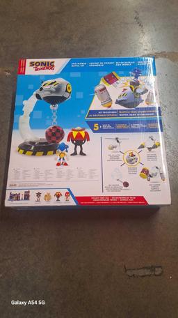 Sonic The Hedgehog Egg Mobile Battle Set with Sonic & Dr. Eggman 2.5 Inch Action Figure, $39.99 MSRP