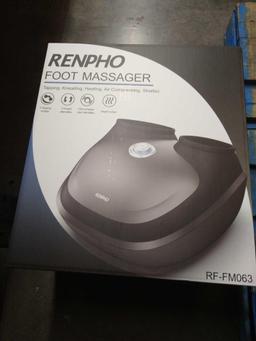 RENPHO Foot Massager Machine with Heat, Shiatsu Deep Kneading, Multi-Level Settings, $219.98 MSRP