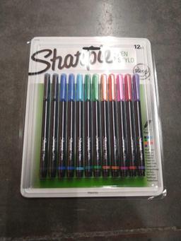 SHARPIE Art Pens Fine Point Assorted Colors Hard Case 12 Pack, $27.60 MSRP