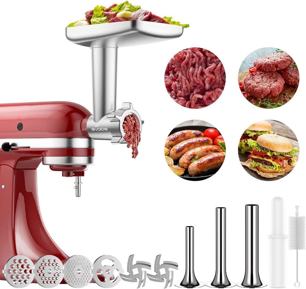 GVODE Meat Grinder Attachment for Kitchenaid Stand Mixer, $47.99 MSRP