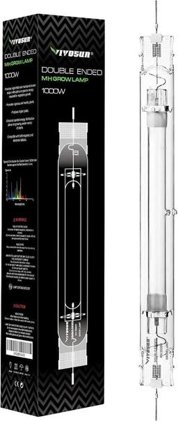 VIVOSUN 1000W Double Ended Metal Halide MH Grow Light Bulb Lamp, $59.99 MSRP