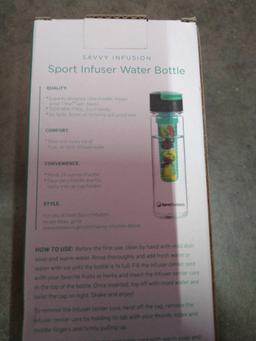 Infusion Fruit Infuser Water Bottle - BPA Free Insulated Water Bottle, $18.95 MSRP