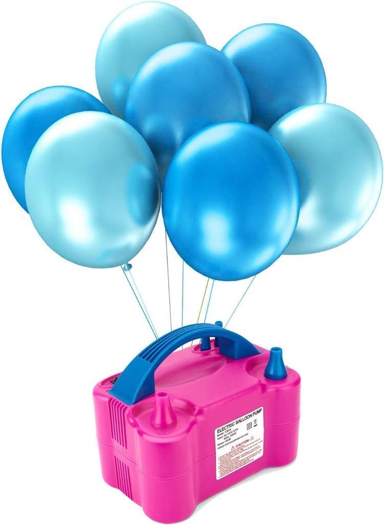 Electric Air Balloon Pump, Portable Dual Nozzle Electric Blower Inflator for Decoration, $19.99 MSRP